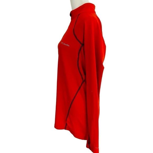 COLUMBIA Mens Orange Half Zip
Performance Omni Heat Midweight
Baselayer Large - Picture 4 of 9